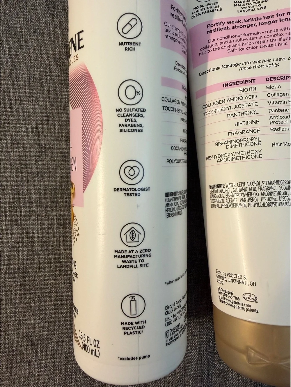Pantene Pro-V Miracles Infinite Lengths Biotin + Collagen Shampoo & Conditioner